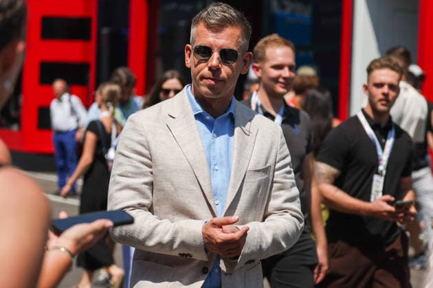 July 26, 2026, Budapest, Hungary: Peter Magyar, Prime Minister of Hungary, is seen in the paddock ahead Formula 1 Hungarian Grand Prix at the Hungaroring circuit in Mogyorod near Budapest on July 25th, 2026. Budapest Hungary  - ZUMAz156 20260726_zip_z156_002 Copyright: xBeataxZawrzelx