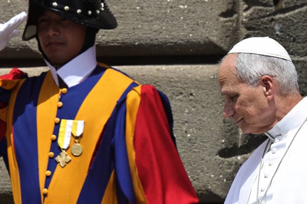 July 26, 2026 - Pope Leo XIV delivers Angelus prayer from the entrance of the Apostolic Building in Castel Gandolfo. EvandroInetti_via ZUMA Wire Rome Italy - ZUMAi15_ 20260726_zaf_i15_010 Copyright: xEvandroxInettix