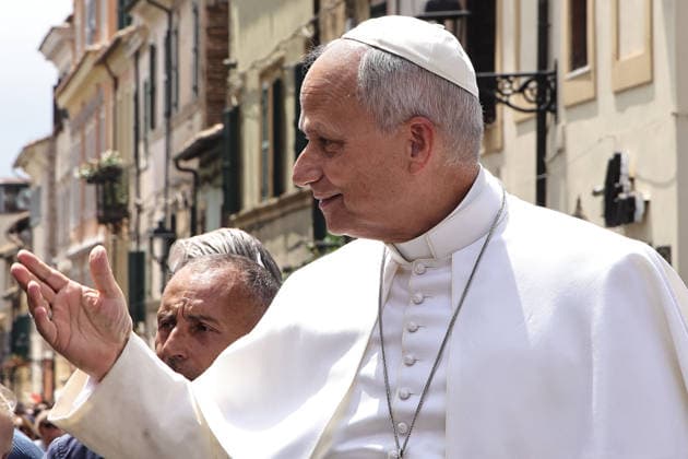 July 26, 2026 - Pope Leo XIV delivers Angelus prayer from the entrance of the Apostolic Building in Castel Gandolfo. EvandroInetti_via ZUMA Wire Rome Italy - ZUMAi15_ 20260726_zaf_i15_016 Copyright: xEvandroxInettix