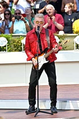 ZDF - Fernsehgarten. Sänger Markus ( Markus Johannes Mörl ) während der ZDF - Unterhaltungsshow Fernsehgarten am 26.07.2026 in Mainz. 20260726MWI137581 *** ZDF Fernsehgarten singer Markus Markus Johannes Mörl during the ZDF entertainment show Fernsehgarten on July 26, 2026, in Mainz 20260726MWI137581