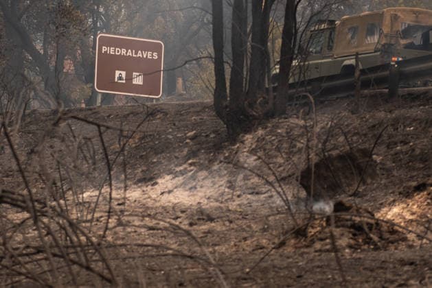 The Tiétar Valley in Ávila saw the most firefighting activity overnight. UME personnel extinguishing fires in homes and warehouses in Piedralaves during the Burgohondo fire on July 26, 2026, in Piedralaves, Ávila, Castile and León, Spain. Lieutenant Colonel Alfonso Arribas, commander of the First Emergency Response Battalion of the Military Emergency Unit (UME), stated that the Tiétar Valley, in the province of Ávila, was the area with the most activity overnight. He also noted that conditions this Sunday appear to be more favorable than yesterday’s, when efforts were focused on self-protection. Today we’ll be able to devote more effort to that direct attack, and it will give us more opportunities to reduce the intensity. JULY 26, 2026 F  Copyright: xFernandoxSanchezx 7688848