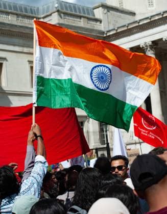 Solidarity Demonstration For Indian Student Protests Trafalgar Square London UK 26 July 2026 Solidarity Demonstration For Indian Student Protests Trafalgar Square London UK 26 July 2026, Credit:Dwayne Brown Avalon  Copyright: xDwaynexBrownx xAvalonx 1118953751