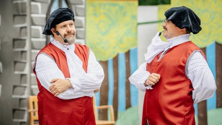 Märchenspiele 2026 der Volksbühne Wattenscheid: Generalprobe von König Drosselbart (Spielzeit vom 27. bis 31. Juli). Am 26.07.2026 in Bochum ** NUR FÜR REDAKTIONELLE ZWECKE ** EDITORIAL USE ONLY **<p>Märchenspiele 2026 der Volksbühne Wattenscheid: Generalprobe von König Drosselbart (Spielzeit vom 27. bis 31. Juli). Am 26.07.2026 in Bochum Bochum Copyright: ChristophxJendral *** 2026 Fairy Tale Plays at the Volksbühne Wattenscheid: Dress Rehearsal for *King Thrushbeard*; Running from July 27 to 31; On July 26, 2026, in Bochum ** FOR EDITORIAL USE ONLY ** EDITORIAL USE ONLY ** p Wattenscheid Volksbühne’s 2026 Fairy Tale Festival: Dress Rehearsal for *King Drosselbart*; Running from July 27 to 31; July 26, 2026, in Bochum; Bochum; Copyright: ChristophxJendral doc86vy6eyx4bkcb1dyr5e ,EDITORIAL USE ONLY