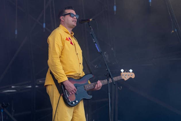 Everything Everything in concert at Latitude Festival at Henham Park in Southwold, UK on 26 July 2026 Jeremy Pritchard performing with Everything Everything in concert at Latitude Festival at Henham Park in Southwold, UK on 26 July 2026, Credit:Stephen Keable Avalon UK, Suffolk, Southwold, Henham Park  Copyright: xStephenxKeablex xAvalonx 1118892726
