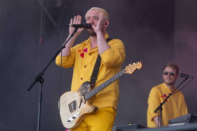 Everything Everything in concert at Latitude Festival at Henham Park in Southwold, UK on 26 July 2026 Jonathan Higgs, Peter SenÃ performing with Everything Everything in concert at Latitude Festival at Henham Park in Southwold, UK on 26 July 2026, Credit:Stephen Keable Avalon UK, Suffolk, Southwold, Henham Park  Copyright: xStephenxKeablex xAvalonx 1118892798