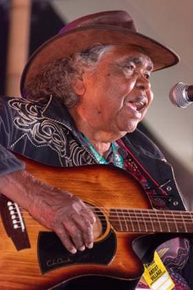July 26, 2026, Corsham, Wiltshire, England: Kankara Nagarra, an Aborigine from the desert of Western Australia, sings Gospel Blues. Now in her eighties, her songs provide powerful testimony about her life and members of her community. She performed WOMAD Festival to a packed audience. Corsham England  - ZUMAr169 20260726_zip_r169_044 Copyright: xRodxHarbinsonx