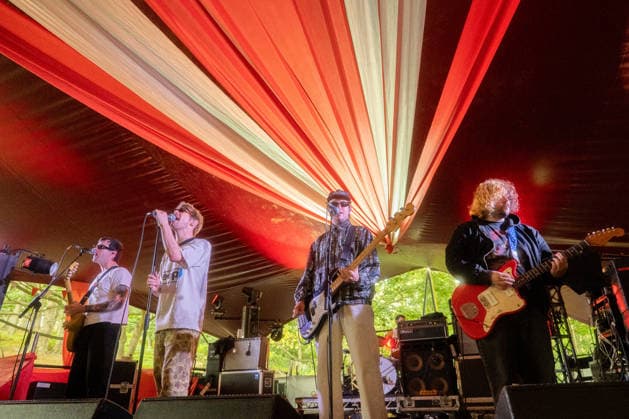 Militarie Gun in concert at Latitude Festival at Henham Park in Southwold, UK on 26 July 2026 Kevin Kiley, Ian Shelton, Waylon Trim, William Acuna performing with Militarie Gun in concert at Latitude Festival at Henham Park in Southwold, UK on 26 July 2026, Credit:Stephen Keable Avalon UK, Suffolk, Southwold, Henham Park  Copyright: xStephenxKeablex xAvalonx 1118981527