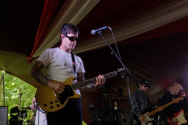 Militarie Gun in concert at Latitude Festival at Henham Park in Southwold, UK on 26 July 2026 Kevin Kiley performing with Militarie Gun in concert at Latitude Festival at Henham Park in Southwold, UK on 26 July 2026, Credit:Stephen Keable Avalon UK, Suffolk, Southwold, Henham Park  Copyright: xStephenxKeablex xAvalonx 1118981539
