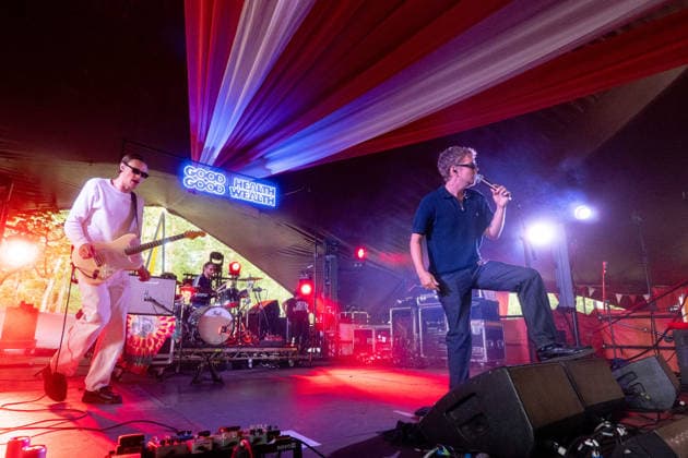 Good Health Good Wealth in concert at Latitude Festival at Henham Park in Southwold, UK on 26 July 2026 Simon Kuzmickas, Bruce Breaky performing with Good Health Good Wealth in concert at Latitude Festival at Henham Park in Southwold, UK on 26 July 2026, Credit:Stephen Keable Avalon UK, Suffolk, Southwold, Henham Park  Copyright: xStephenxKeablex xAvalonx 1118986390