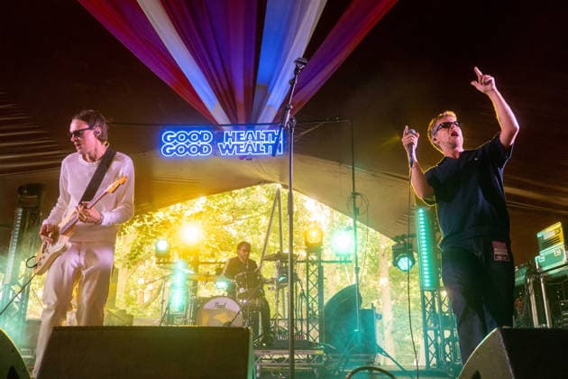Good Health Good Wealth in concert at Latitude Festival at Henham Park in Southwold, UK on 26 July 2026 Simon Kuzmickas, Bruce Breaky performing with Good Health Good Wealth in concert at Latitude Festival at Henham Park in Southwold, UK on 26 July 2026, Credit:Stephen Keable Avalon UK, Suffolk, Southwold, Henham Park  Copyright: xStephenxKeablex xAvalonx 1118986449