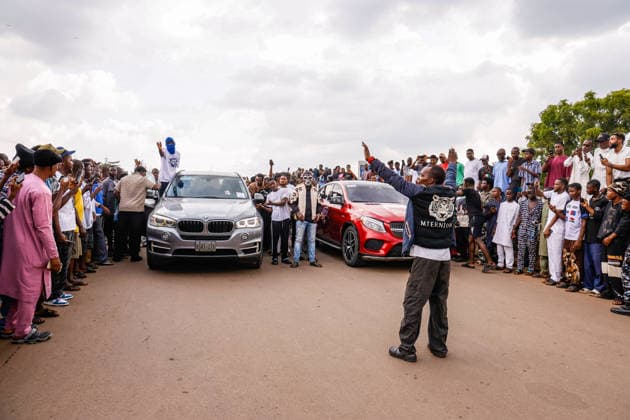 Nigerian youth showcase passion for car racing ABUJA, NIGERIA - JULY 26: Young car enthusiasts compete with their modified vehicles during a car racing event in Abuja, Nigeria, on July 26, 2026. The event features classic and sports cars as participants showcase their driving skills and passion for automobiles. Emmanuel Osodi Anadolu Abuja Nigeria. Editorial use only. Please get in touch for any other usage.  Copyright: x2026xAnadoluxEmmanuelxOsodix