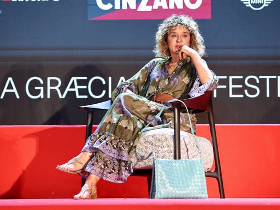 IPA87028354 - Soverato (CZ), 23rd edition of the Magna Graecia Film Festival — Second night. Pictured: Valeria Golino  Copyright: xMarcoxProvvisionatox xMarcoxProvvisionatox 87028354