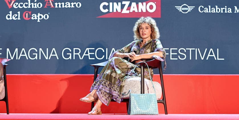 IPA87028357 - Soverato (CZ), 23rd edition of the Magna Graecia Film Festival - Second night. Pictured: Valeria Golino  Copyright: xMarcoxProvvisionatox xMarcoxProvvisionatox 87028357