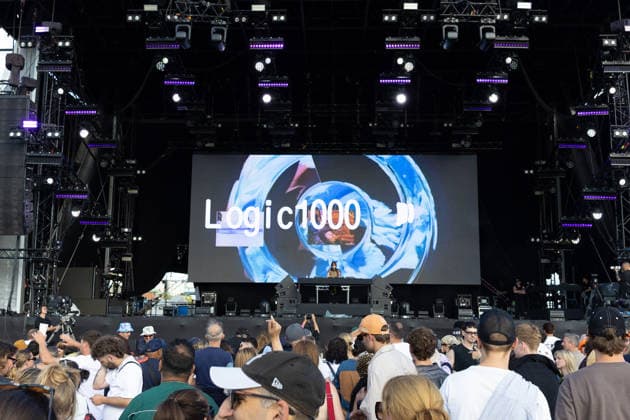Logic1000 on stage at ON THE BEACH Festival, Brighton on the 26TH JULY 2026 Logic1000 on stage at ON THE BEACH Festival, Brighton on the 26TH JULY 2026, Credit:Sarah Weatherhead Laura Rose Avalon  Copyright: xSarahxWeatherheadx xLauraxRosex xAvalonx 1119040436