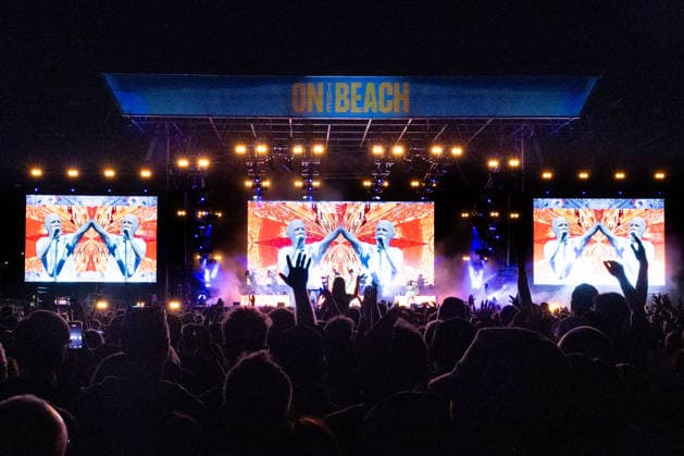 Headliner Moby on stage at ON THE BEACH Festival, Brighton on the 26TH JULY 2026 Headliner Moby on stage at ON THE BEACH Festival, Brighton on the 26TH JULY 2026, Credit:Sarah Weatherhead Laura Rose Avalon  Copyright: xSarahxWeatherheadx xLauraxRosex xAvalonx 1119040583