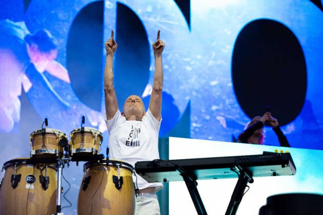 Headliner Moby on stage at ON THE BEACH Festival, Brighton on the 26TH JULY 2026 Headliner Moby on stage at ON THE BEACH Festival, Brighton on the 26TH JULY 2026, Credit:Sarah Weatherhead Laura Rose Avalon  Copyright: xSarahxWeatherheadx xLauraxRosex xAvalonx 1119040673