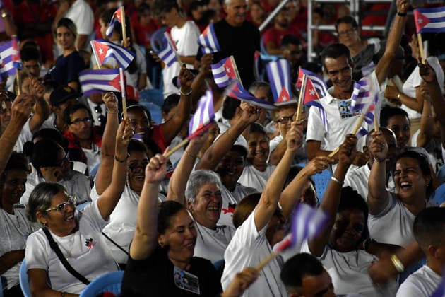 (260727) -- PINAR DEL RIO, July 27, 2026 -- People attend a ceremony marking the 73rd anniversary of the National Rebellion Day in Pinar del Rio, Cuba, July 26, 2026. The National Rebellion Day marks events on July 26, 1953, when late revolutionary leader Fidel Castro and about 100 of his followers attempted to take the Moncada Barracks, the second military fortress of the Fulgencio Batista s dictatorship, in the city of Santiago de Cuba, and the Carlos Manuel de Cespedes Barracks in the nearby town of Bayamo. (Photo by Xinhua) CUBA-PINAR DEL RIO-NATIONAL REBELLION DAY-73RD ANNIVERSARY JoaquinxHernandez 