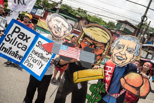 July 27, 2026, Quezon City, Quezon, Philippines: On June 27, 2026, as President Ferdinand Marcos, Jr. delivers his 5th State of the Nation Address (SONA), a multisectoral protest was held along Commonwealth Avenue to oppose the presidentÃ¢â‚¬â ¢s upcoming speech. The protest was joined by thousands of people from various sectors and were barred from nearing the venue of the event. During the protest, over 40 individuals were arrested by police officers. Quezon City Philippines  - ZUMAy102 20260727_zip_y102_007 Copyright: xKenosisxYapx