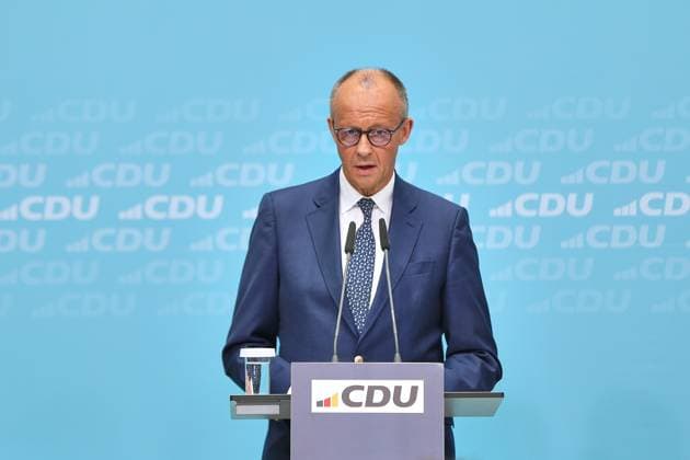 Berlin, Deutschland, 27.07.2026: Konrad-Adenauer-Haus: CDU-Bundesvorstandssitzung: CDU-Chef und Bundeskanzler Friedrich Merz *** Berlin, Germany, July 27, 2026 Konrad Adenauer House CDU Federal Executive Committee Meeting CDU Leader and Federal Chancellor Friedrich Merz Copyright: xdtsxNachrichtenagenturx dts_128680