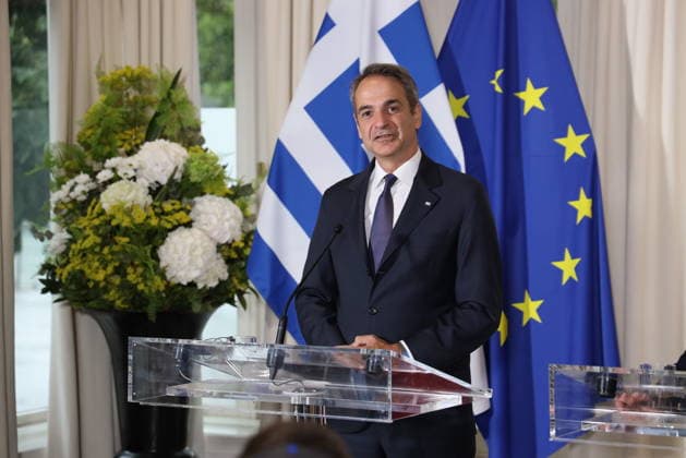Kyriakos MITSOTAKIS trifft Christian Stocker Salzburg, Sacherm 27. 07. 2026 Kyriakos MITSOTAKIS *** Kyriakos MITSOTAKIS meets Christian Stocker in Salzburg, Sacherm, July 27, 2026 Kyriakos MITSOTAKIS 