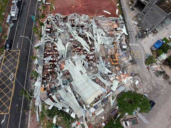 Typhoon Noul hits southern China HUIZHOU,CHINA - JULY 27: The factory was hit by strong winds as the Typhoon Noul passes through on July 27,2026 in Huizhou, Guangdong Province of China. Typhoon Noul , the 12th typhoon of this year, brought heavy winds and torrential rains along the way, causing tree lodging, road ponding, and facilities damage. The residual circulation continued to create heavy rainfall in many inland places, and the risk of secondary disasters such as flash floods and landslides was still high. John Ricky Anadolu Guangdong China. Editorial use only. Please get in touch for any other usage.  Copyright: x2026xAnadoluxJohnxRickyx