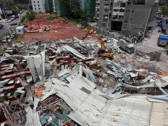 Typhoon Noul hits southern China HUIZHOU,CHINA - JULY 27: The factory was hit by strong winds as the Typhoon Noul passes through on July 27,2026 in Huizhou, Guangdong Province of China. Typhoon Noul , the 12th typhoon of this year, brought heavy winds and torrential rains along the way, causing tree lodging, road ponding, and facilities damage. The residual circulation continued to create heavy rainfall in many inland places, and the risk of secondary disasters such as flash floods and landslides was still high. John Ricky Anadolu Guangdong China. Editorial use only. Please get in touch for any other usage.  Copyright: x2026xAnadoluxJohnxRickyx