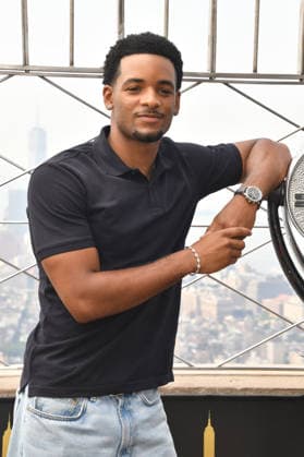 NEW YORK, NY - JULY 27: Nathaniel Logan McIntyre at the Empire State Building to Celebrate the Final Season of ˜All American™ on the CW on July 27, 2026 in New York City. Copyright: xmpi099 MediaPunchx