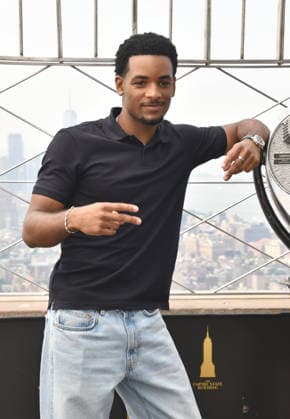 NEW YORK, NY - JULY 27: Nathaniel Logan McIntyre at the Empire State Building to Celebrate the Final Season of ˜All American™ on the CW on July 27, 2026 in New York City. Copyright: xmpi099 MediaPunchx