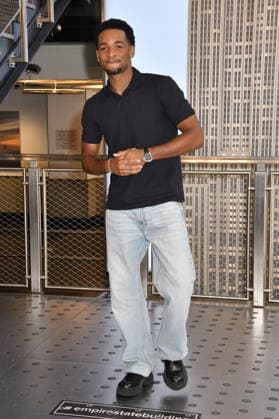 NEW YORK, NY - JULY 27: Nathaniel Logan McIntyre at the Empire State Building to Celebrate the Final Season of ˜All American™ on the CW on July 27, 2026 in New York City. Copyright: xmpi099 MediaPunchx