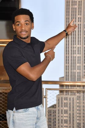 NEW YORK, NY - JULY 27: Nathaniel Logan McIntyre at the Empire State Building to Celebrate the Final Season of ˜All American™ on the CW on July 27, 2026 in New York City. Copyright: xmpi099 MediaPunchx