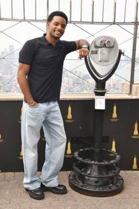 NEW YORK, NY - JULY 27: Nathaniel Logan McIntyre at the Empire State Building to Celebrate the Final Season of ˜All American™ on the CW on July 27, 2026 in New York City. Copyright: xmpi099 MediaPunchx