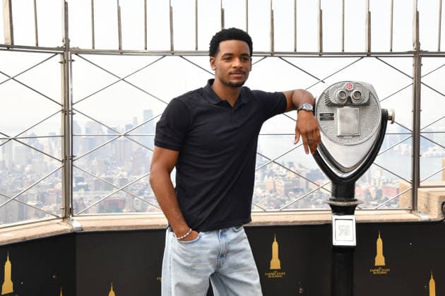 NEW YORK, NY - JULY 27: Nathaniel Logan McIntyre at the Empire State Building to Celebrate the Final Season of ˜All American™ on the CW on July 27, 2026 in New York City. Copyright: xmpi099 MediaPunchx