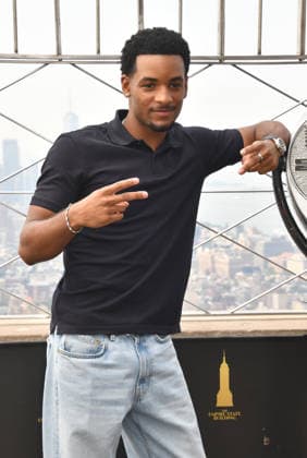 NEW YORK, NY - JULY 27: Nathaniel Logan McIntyre at the Empire State Building to Celebrate the Final Season of ˜All American™ on the CW on July 27, 2026 in New York City. Copyright: xmpi099 MediaPunchx