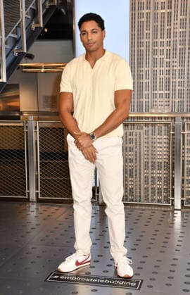 NEW YORK, NY - JULY 27: Michael Evans Behling at the Empire State Building to Celebrate the Final Season of ˜All American™ on the CW on July 27, 2026 in New York City. Copyright: xmpi099 MediaPunchx