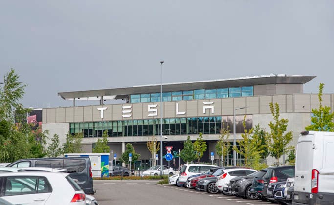 July 23, 2026 Brandenburg, Grünheide, Oder-Spree District, Tesla Gigafactory in Grünheide