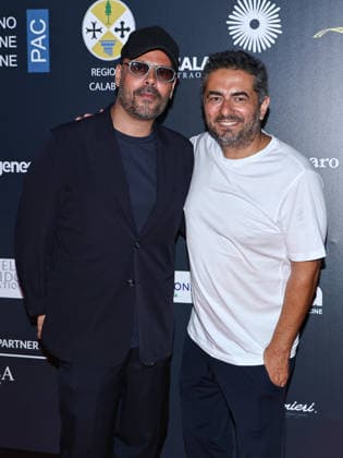 IPA87054093 - Soverato (CZ), 23rd edition of the Magna Graecia Film Festival - Third night. Pictured: Marco D Amore, Gianvito Casadonte  Copyright: xMarcoxProvvisionatox xMarcoxProvvisionatox 87054093