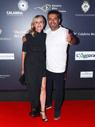 IPA87054078 - Soverato (CZ), 23rd edition of the Magna Graecia Film Festival — Third night. Pictured: Gianvito Casadonte, Isabella Ferrari  Copyright: xMarcoxProvvisionatox xMarcoxProvvisionatox 87054078