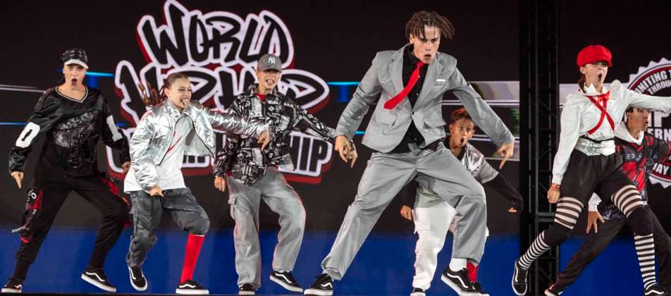 July 27,, 2026 - Phoenix, Arizona, USA - Mates from Switzerland competes in the Junior Division (age 12 and under) at Hip Hop International s 25th Annual World Hip Hop Dance Championships. Dancers from more than 55 countries are competing this year for prizes and world-wide street dance bragging rights. Phoenix USA  - ZUMAce6_ 20260727_zaf_ce6_021 Copyright: xBrianxCahnx