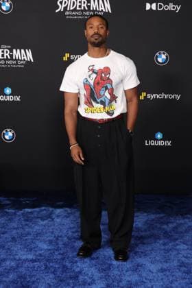 Premiere Of Spider-Man: Brand New Day HOLLYWOOD, CALIFORNIA - JULY 27:Michael B. Jordan at the Los Angeles Premiere Of Spider-Man: Brand New Day at Dolby Theatre on July 27, 2026 in Hollywood, California. Credit: AdMedia EDITORIAL USE ONLY  Copyright: xx AdMediax admphotosthree007752