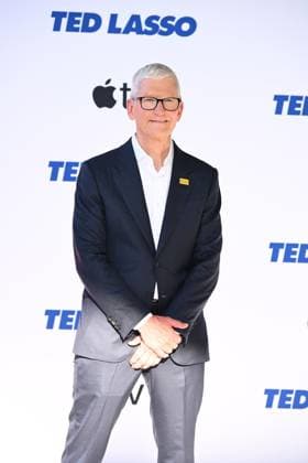 Tim Cook at arrivals for TED LASSO Season 4 Premiere, Academy Museum of Motion Pictures, Los Angeles, CA, July 27, 2026. Photo By: Michael Mattes Everett Collection TED LASSO Season 4 Premiere PUBLICATIONXNOTxINxCANxCHNxFRAxITAxJPNxNORxPOLxRUSxESPxUKxUSA