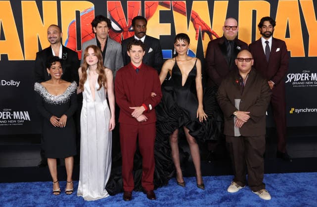 Arrivals for Spider-Man Brand New Day Los Angeles premiere at Dolby Theatre Featuring: Jacob Batalon, Destin Daniel Cretton, Tramell Tillman, Michael Mando, Marvin Jones III, Zendaya, Eman Esfandi, Jon Bernthal, Sadie Sink, Tom Holland, Liza Colon-Zayas Where: Los Angeles, California, United States When: 27 Jul 2026 Credit: Faye s Vision Cover Images EDITORIAL USE ONLY. NOT FOR USE BY NEWSPAPERS BASED IN THE UK. Copyright: xx coverimg55881373