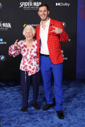 Arrivals for Spider-Man: Brand New Day Los Angeles premiere at Dolby Theatre Featuring: Ross Smith, Gangster Granny Where: Los Angeles, California, United States When: 27 Jul 2026 Credit: Faye s Vision Cover Images EDITORIAL USE ONLY. NOT FOR USE BY NEWSPAPERS BASED IN THE UK. Copyright: xx coverimg55881492
