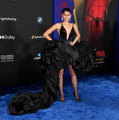 Cast member Zendaya attends the premiere of Columbia Pictures sci-fi fantasy motion picture Spider-Man: Brand New Day at the Dolby Theatre in the Hollywood section of Los Angeles on Monday, July 27, 2026. Storyline: A forgotten Peter Parker lives alone as a full-time Spider-Man until mounting pressure triggers a dangerous change and a powerful new enemy emerges.  LAP20260727802 JIMxRUYMEN