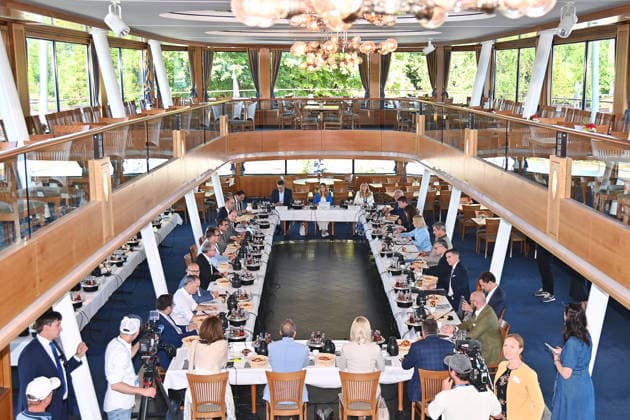 Beginn der Kabinettsitzung mit Markus SOEDER (Ministerpraesident Bayern und CSU Vorsitzender), Das Bayerische Kabinett tagt am 28.07.2026 auf der MS Starnberg auf dem Starnberger See. *** Start of the cabinet meeting with Markus SOEDER, Minister-President of Bavaria and CSU Chairman. The Bavarian Cabinet is meeting on July 28, 2026, aboard the MS Starnberg on Lake Starnberg.