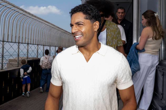 July 27, 2026, New York, New York, USA: MICHAEL EVANS BEHLING visits the Empire State Building in New York to celebrate the eighth and final season of All American on the CW. 28 July 2026 New York USA  - ZUMAa265 20260727_zep_a265_045 Copyright: xEricxAcquayex