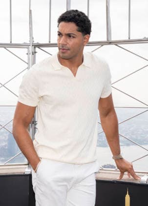 July 27, 2026, New York, New York, USA: MICHAEL EVANS BEHLING visits the Empire State Building in New York to celebrate the eighth and final season of All American on the CW. 28 July 2026 New York USA  - ZUMAa265 20260727_zep_a265_048 Copyright: xEricxAcquayex
