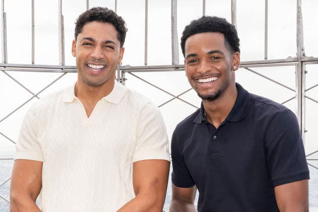 July 27, 2026, New York, New York, USA: MICHAEL EVANS BEHLING and NATHANIEL LOGAN MCINTYRE visit the Empire State Building in New York to celebrate the eighth and final season of All American on the CW. 28 July 2026 New York USA  - ZUMAa265 20260727_zep_a265_056 Copyright: xEricxAcquayex