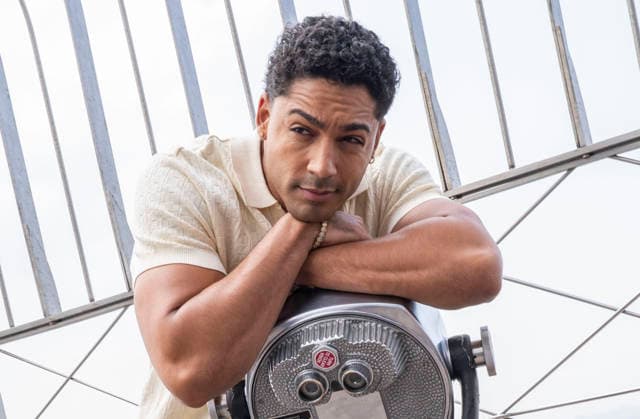 July 27, 2026, New York, New York, USA: MICHAEL EVANS BEHLING visits the Empire State Building in New York to celebrate the eighth and final season of All American on the CW. 28 July 2026 New York USA  - ZUMAa265 20260727_zep_a265_069 Copyright: xEricxAcquayex