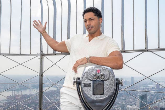 July 27, 2026, New York, New York, USA: MICHAEL EVANS BEHLING visits the Empire State Building in New York to celebrate the eighth and final season of All American on the CW. 28 July 2026 New York USA  - ZUMAa265 20260727_zep_a265_075 Copyright: xEricxAcquayex