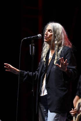 Music Concert - Patti Smith Quarter live al Circo Massimo Patti Smith during Quartet Tour 2026, July 27, 2026, at Circo Massimo, Rome, Italy. Rome Circo Massimo Italy Copyright: xDomenicoxCippitellix xLiveMediax LPM_2587156